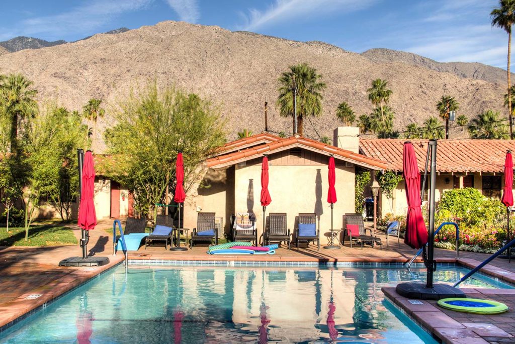 The Terra Cotta Nudist resort and spa in Palm Springs, California