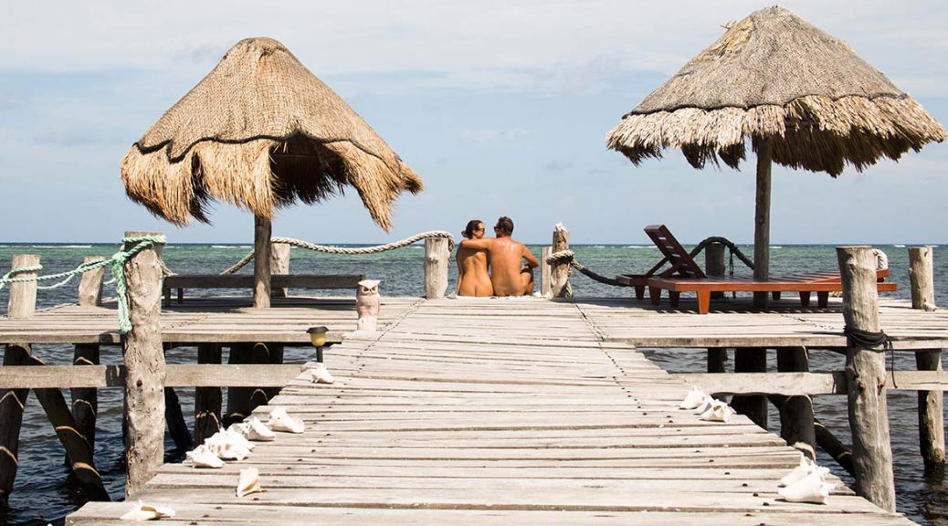 Playa Sonrisa in Xcalak, Quintana Roo, Mexico