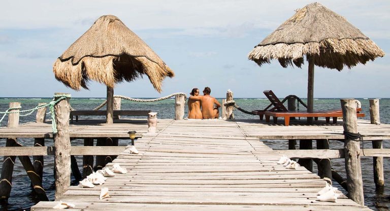 Playa Sonrisa in Xcalak, Quintana Roo, Mexico