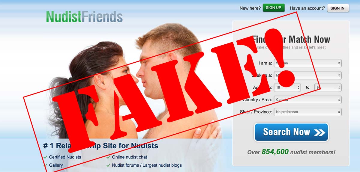 Malicious websites stealing naturist pictures