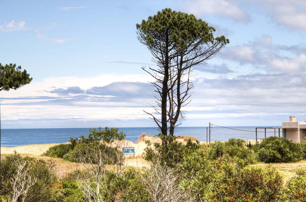 Naturist Hotel El Refugio at Playa Chihuahua beach near Punta del Este, Uruguay