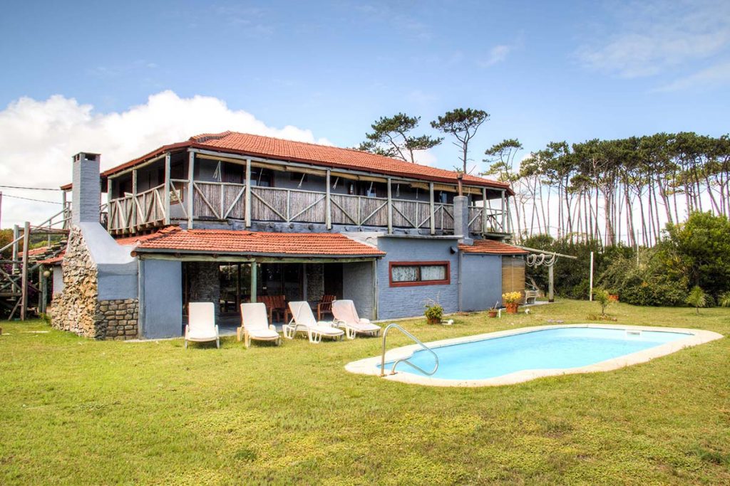 Naturist Hotel El Refugio at Playa Chihuahua beach near Punta del Este, Uruguay