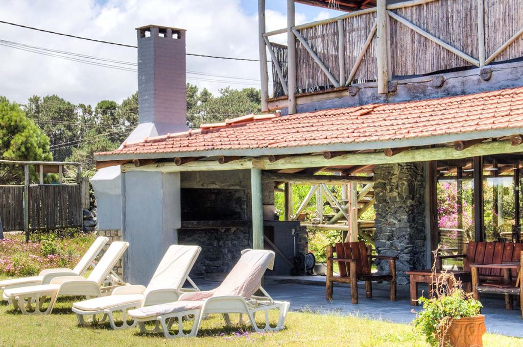 Naturist Hotel El Refugio at Playa Chihuahua beach near Punta del Este, Uruguay