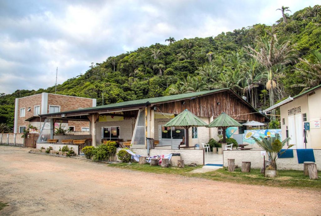 Praia do Pinho nude beach and naturist camping near Florianopolis, Brazil