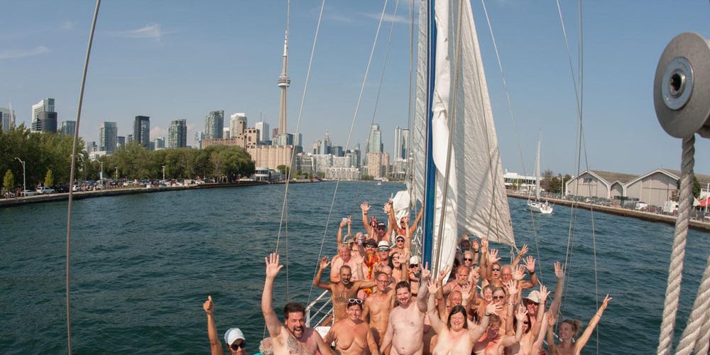 Nude cruise on Lake Ontario