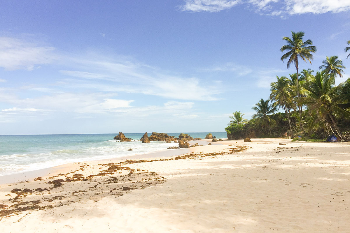 Praia Tambaba nude beach in Brazil