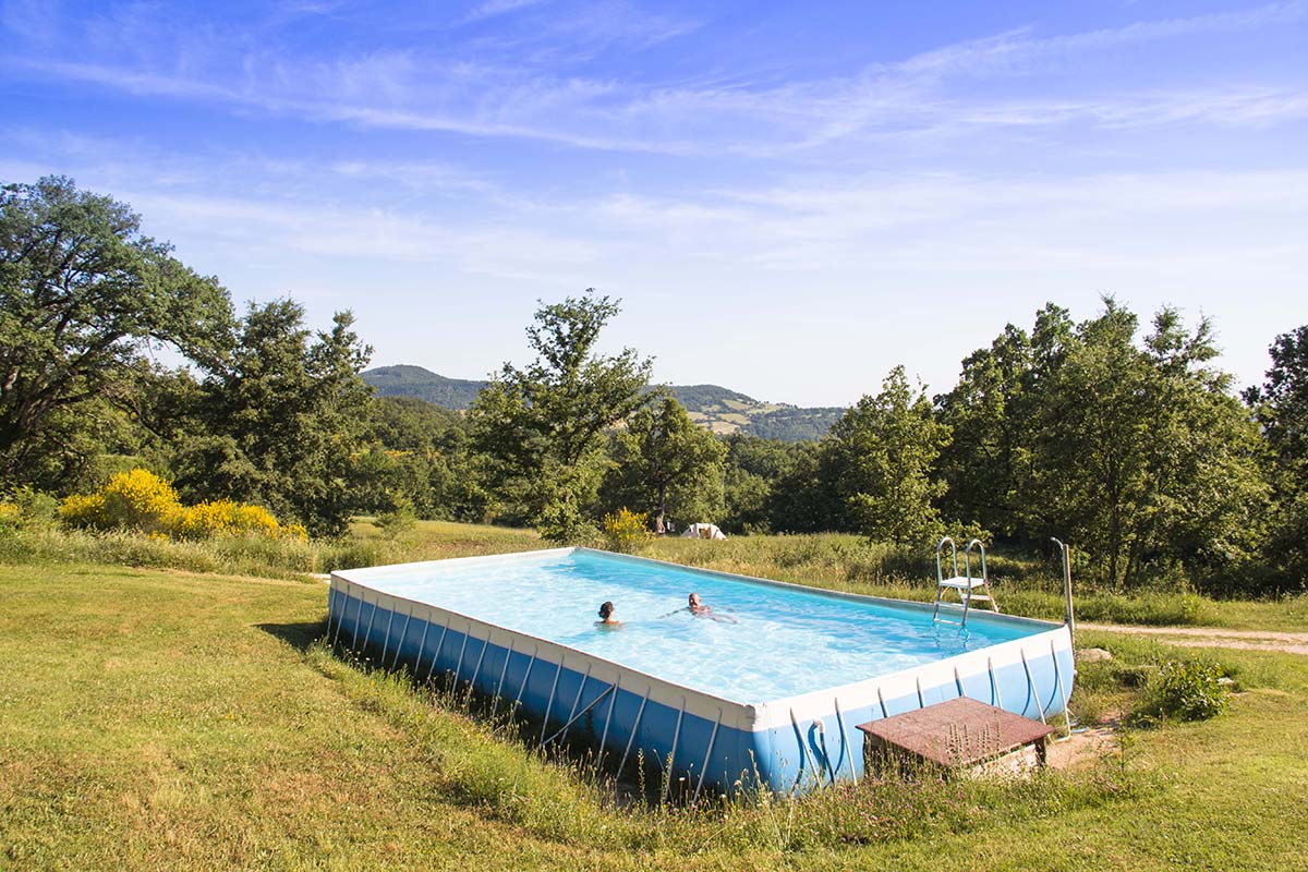 Sasso Corbo naturist camping in Tuscany, Italy