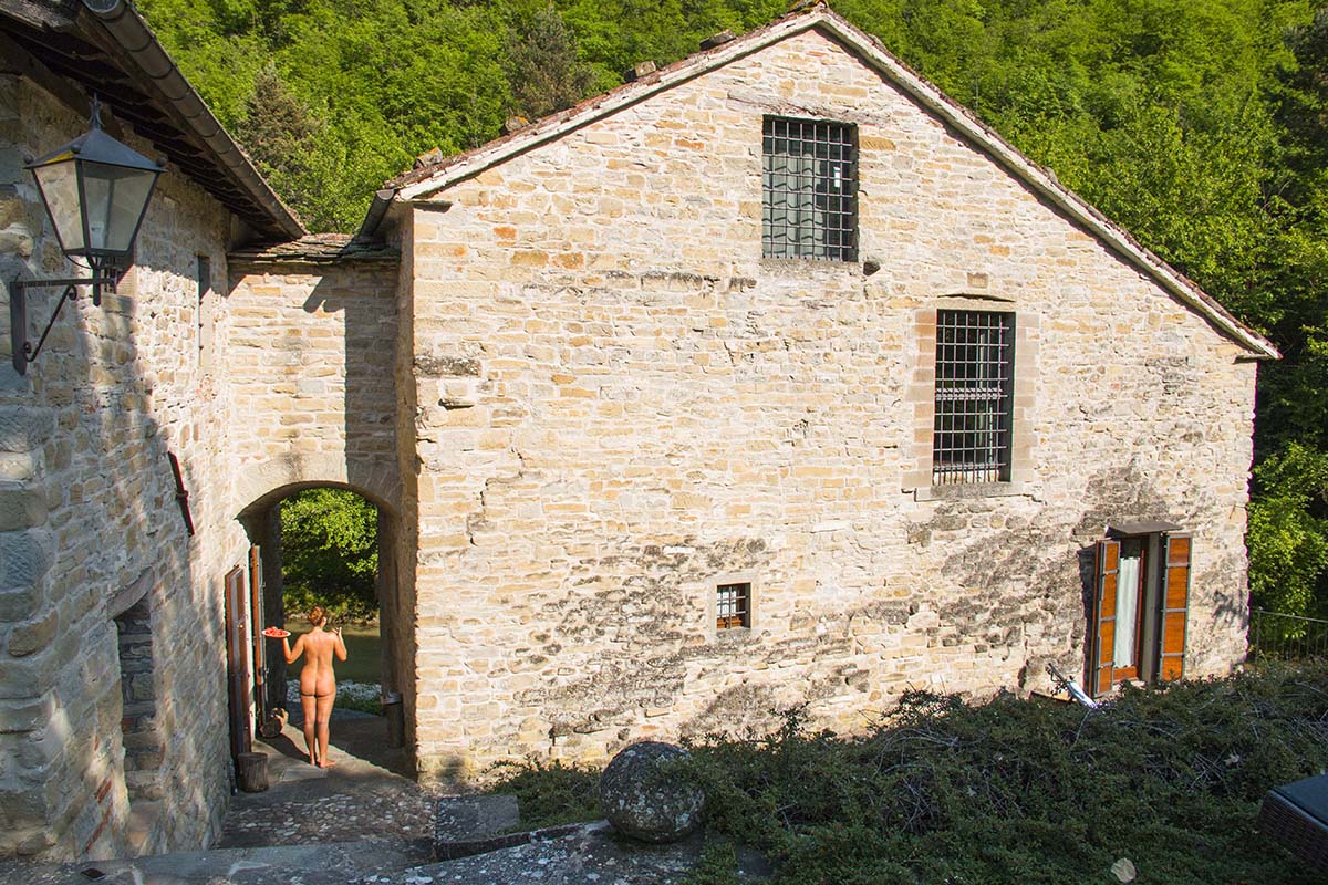 Naturist B&B Borgo Corniola near Bologna, Italy