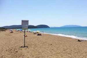 Nude beach in Italy