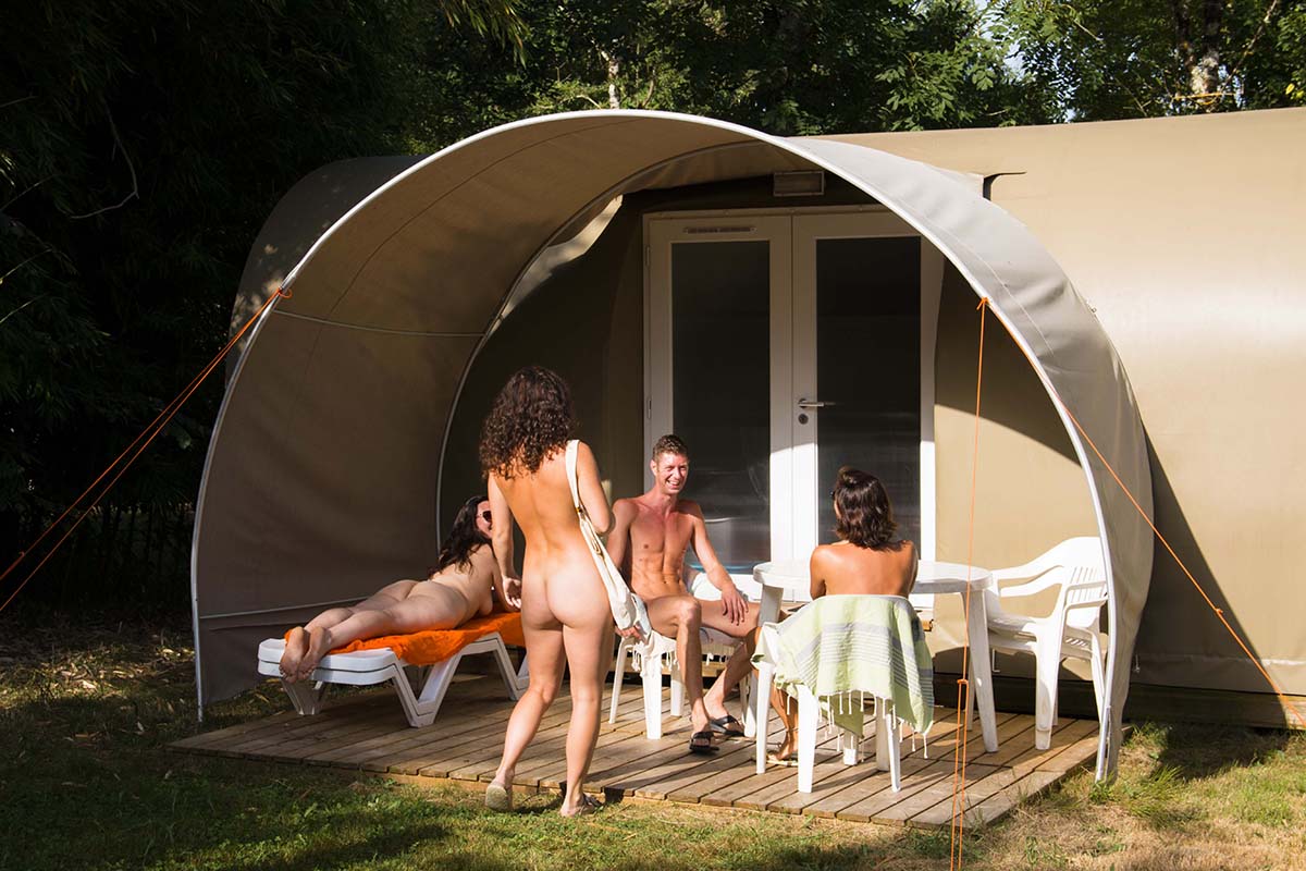 Nude in the Lot: Naturist Campsite Le Clos Barrat.