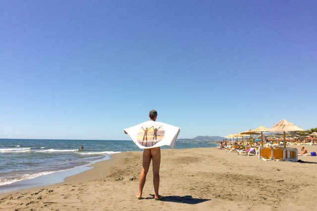 Ada Bojana beach in Ada Bojana, Montenegro