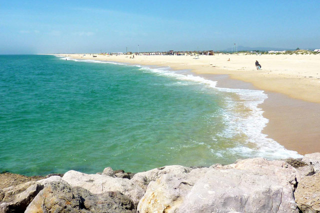 Praia Do Barril in Tavira, Portugal