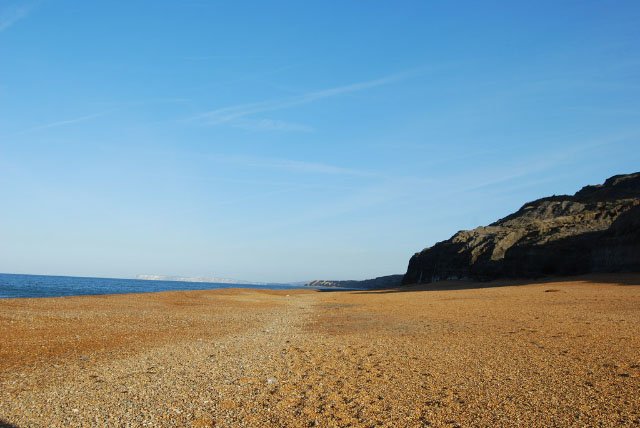 Blackgang Beach in Isle of Wight, UK