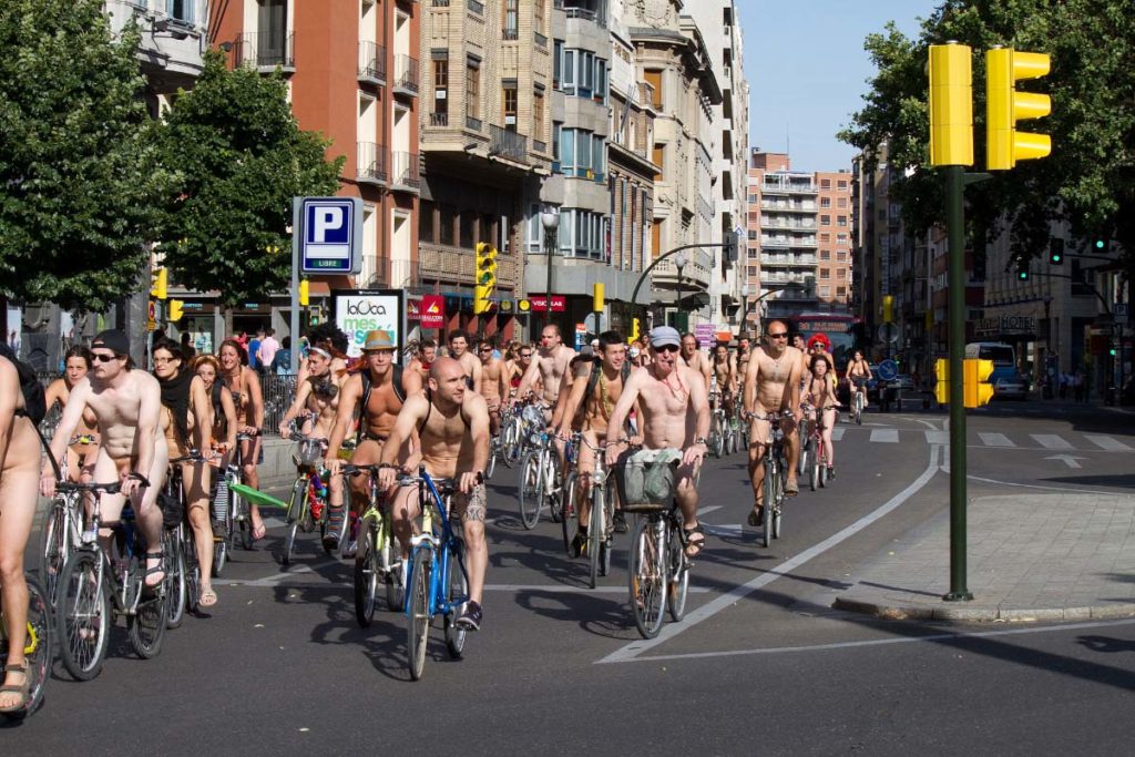 22 Amazing cities to join a World Naked Bike Ride in 2020.