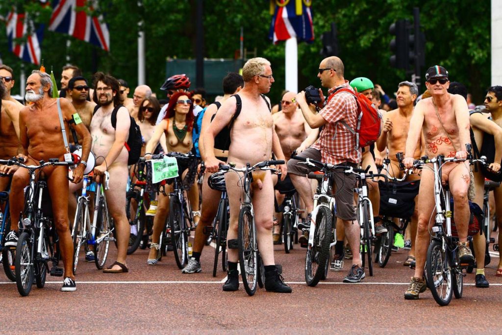 Portland's World Naked Bike Ride