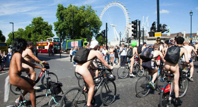 22 Amazing cities to join a World Naked Bike Ride in 2020