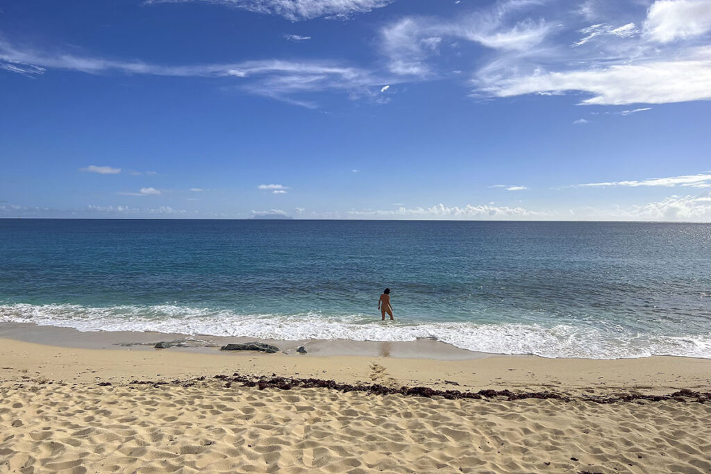 Baie Longue Nude Beach, Saint Martin