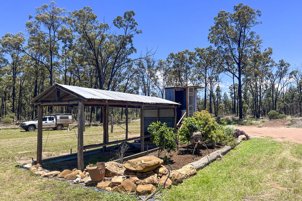 Bare Camp in Queensland, Australia