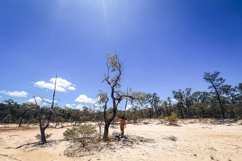 Bare Camp in Queensland, Australia